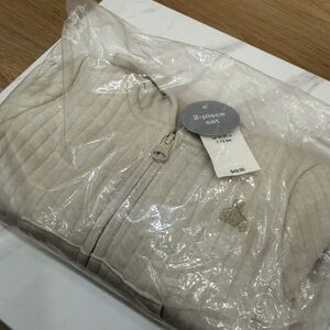 GAP Baby Beige Hoodie Set